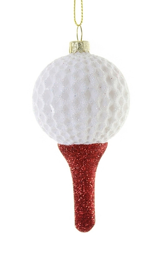 GOLF BALL ON TEE