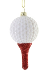 GOLF BALL ON TEE